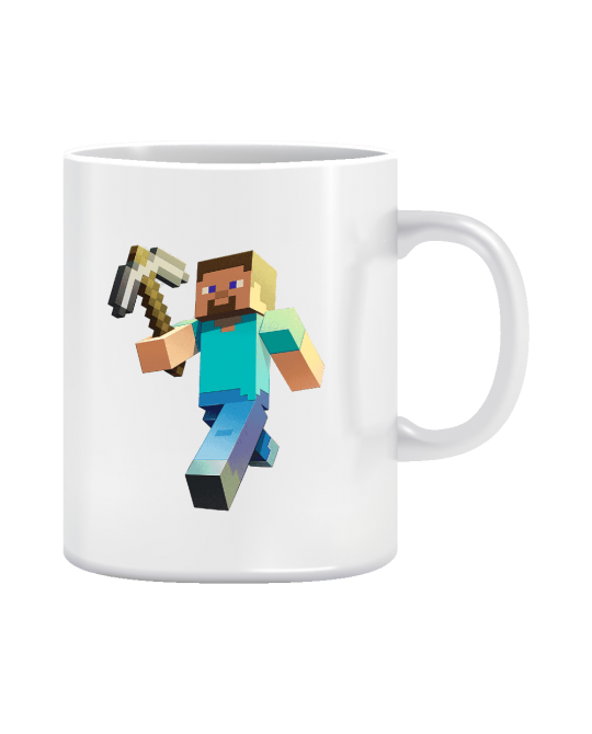 Puodelis Minecraft Steve Puodelis Minecraft Steve